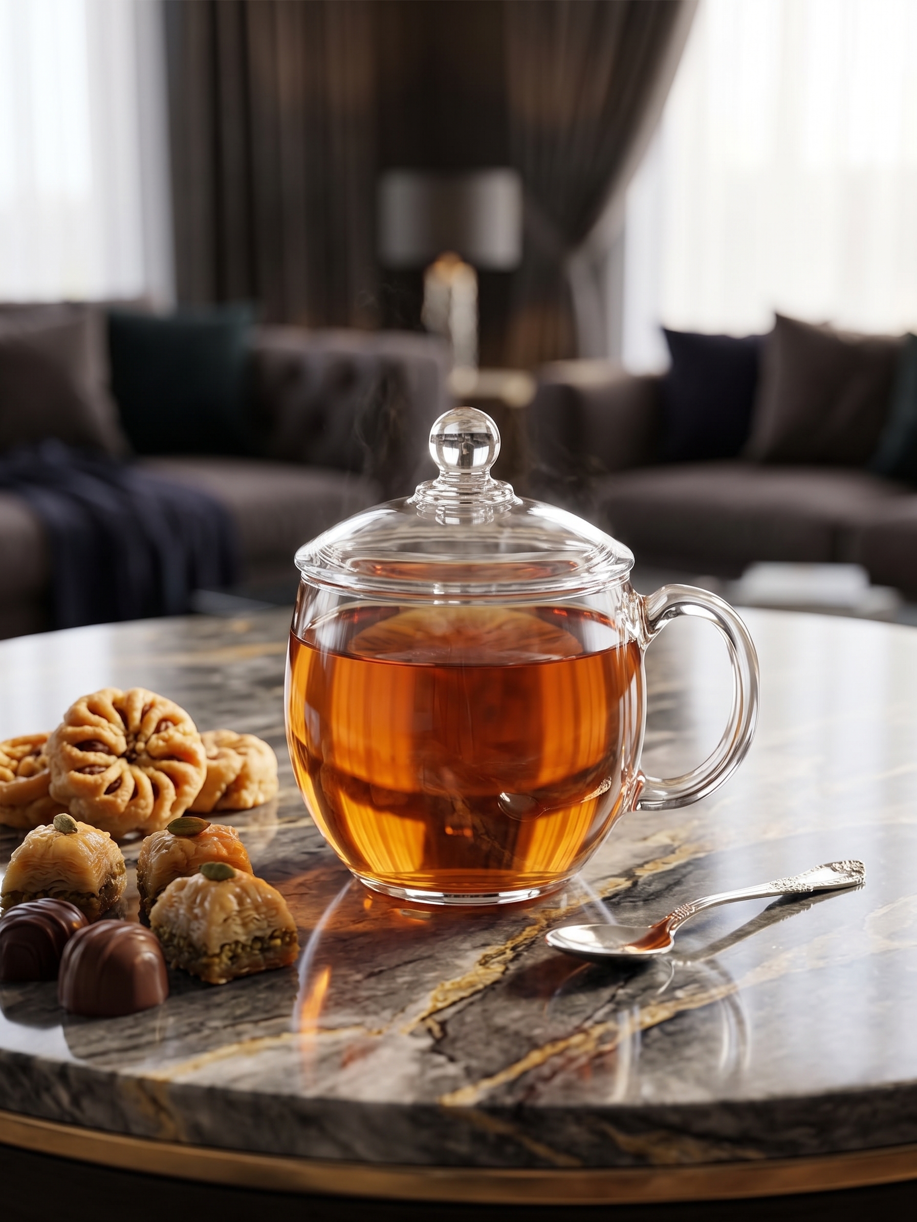 فنجان دمنوش درب دار
