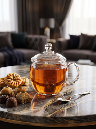 فنجان دمنوش درب دار